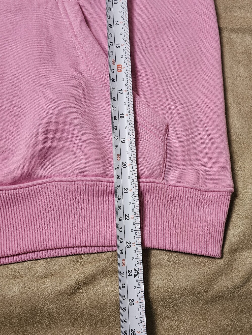 C.h.i.p. ITALIA Pink Hoodie with Drawstring -M - Picture 8 of 9